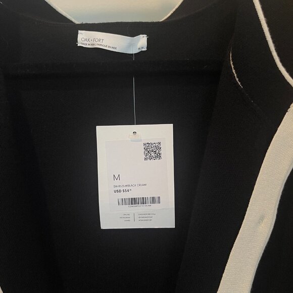 NWT Oak + Fort Button Up Soft Knit Vest - Picture 9 of 10